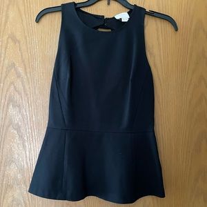 Kate Spade Sleeveless Peplum Top with Bows